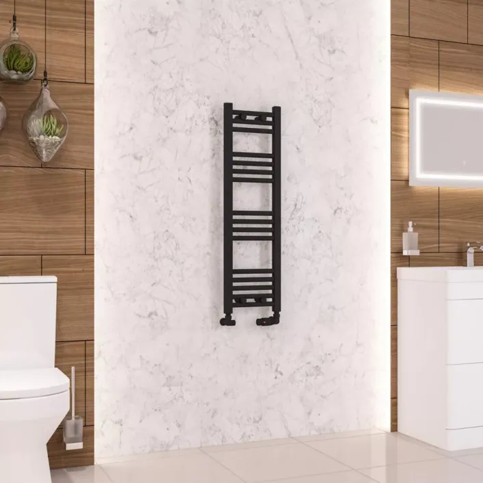Eastbrook Wendover Straight Multirail 1000 x 300 Matt Black