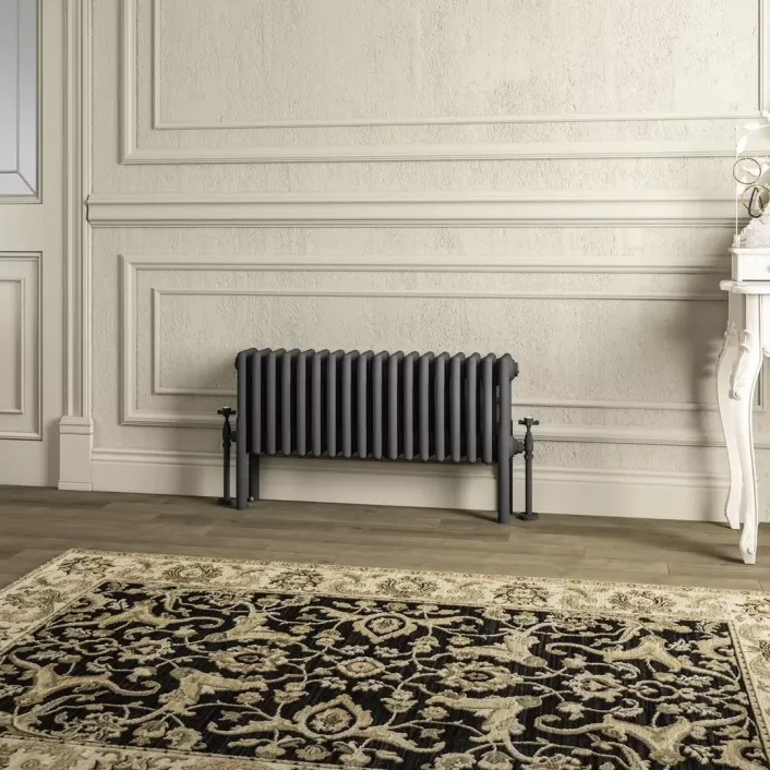 Eastbrook Imperia 4 Column Radiator 300 x 830mm Matt Anthracite