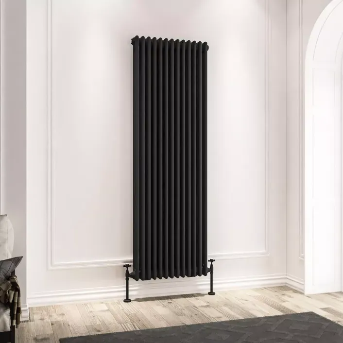 Eastbrook Imperia 3 Column Radiator 1800 x 605mm Matt Black
