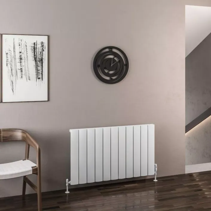 Eastbrook Malmesbury 600 x 1040 Aluminium Radiator Matt White