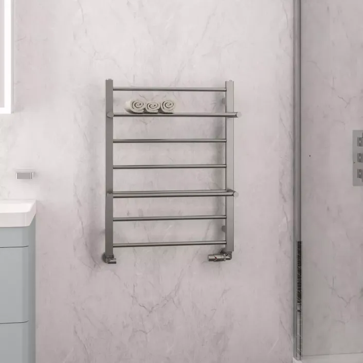 Eastbrook Velino Stainless Steel Towel Rail 800 x 600 Brushed