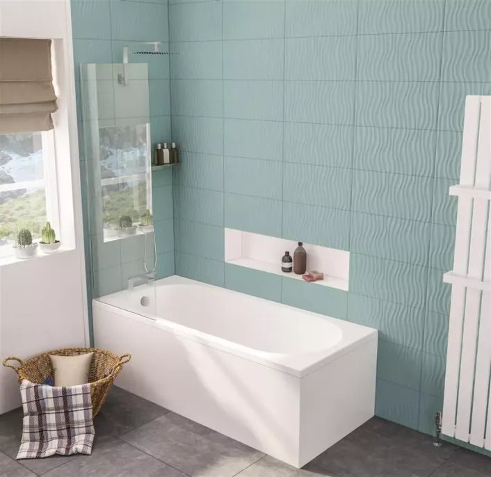 Eastbrook Biscay Single Ended (SE) 1700 x 700 x 440mm Rectangular 5mm Bath - White