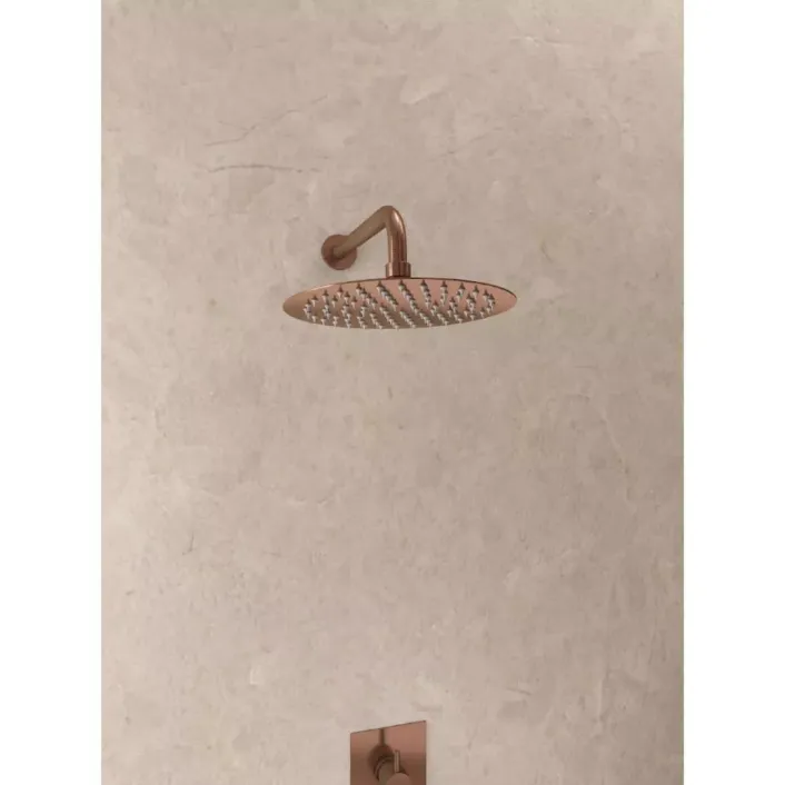 Eastbrook Modern Round Shower Head - Brushed Bronze