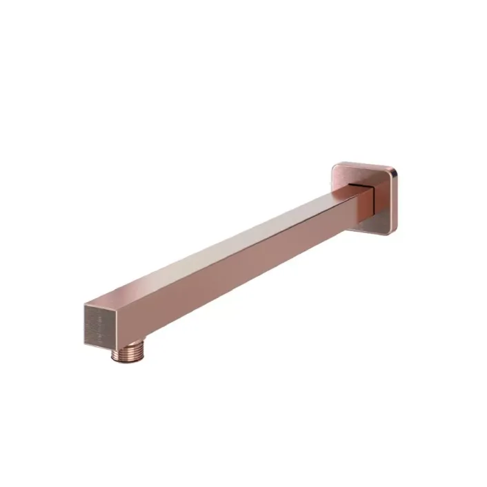 Eastbrook Modern Square Fixed Over Head Shower Arm - Brushed Bronze