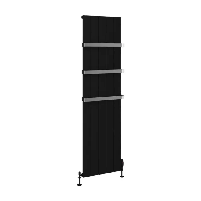 Eastbrook Rosano 1800 x 470 Aluminium Radiator Matt Black