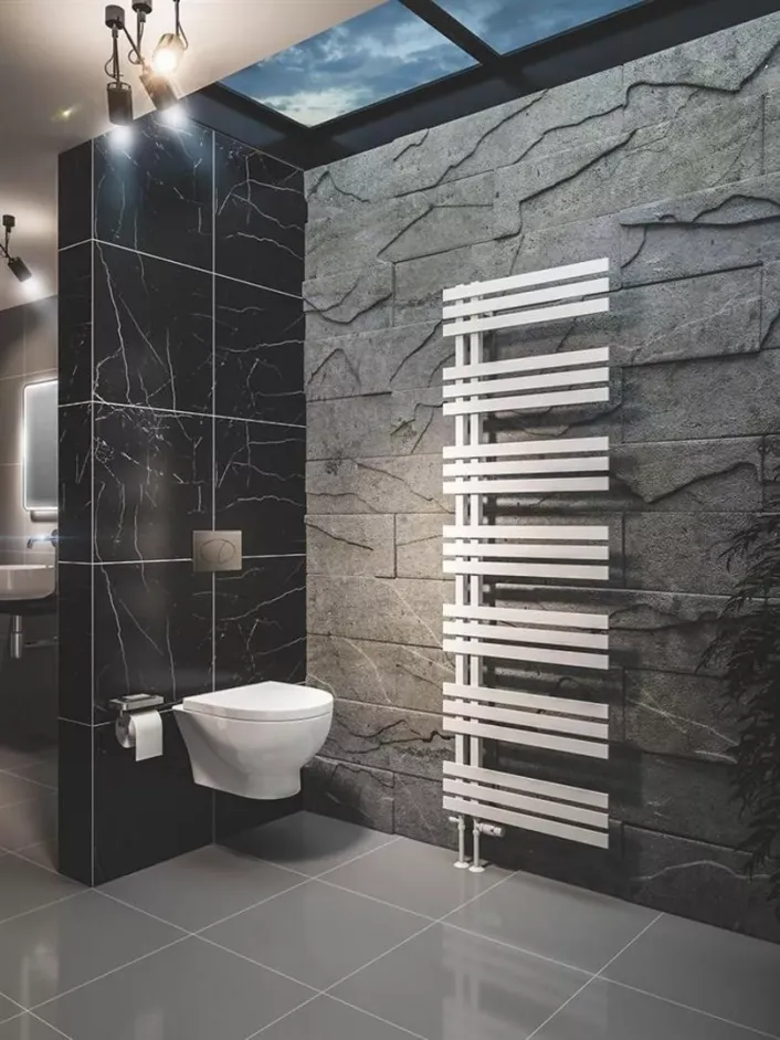 Eastbrook Hurley 1800 x 600 Towel Rail Matt White