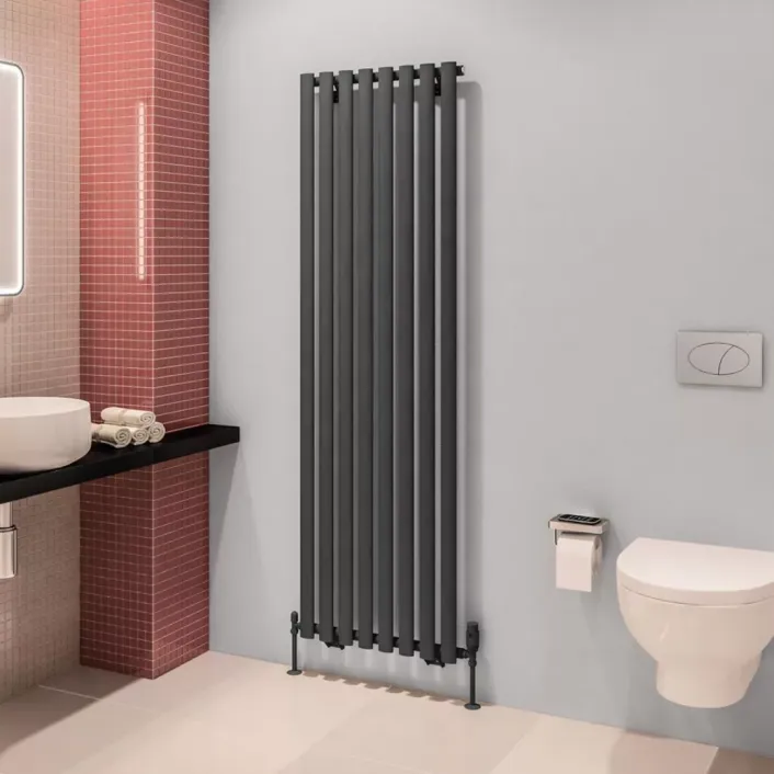 Eastbrook Tunstall 1800 x 560 Radiator Matt Anthracite