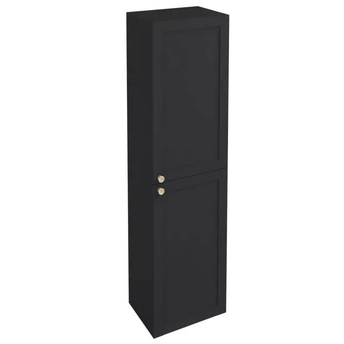 Eastbrook Hardwick 150cm Tall Wall Hung Unit, 2 Door - Matt Anthracite