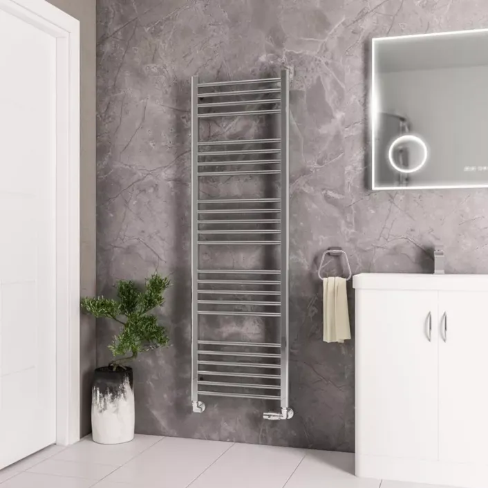 Eastbrook Wendover Straight Stainless Steel Multirail 1600 x 500 Mirror Polished