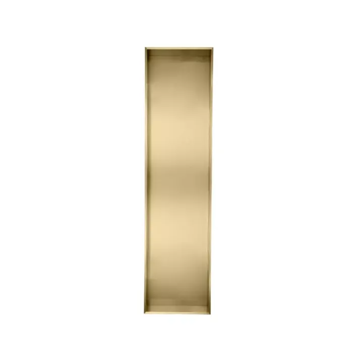 Eastbrook 1200x300mm Shower Niche - Brushed Brass
