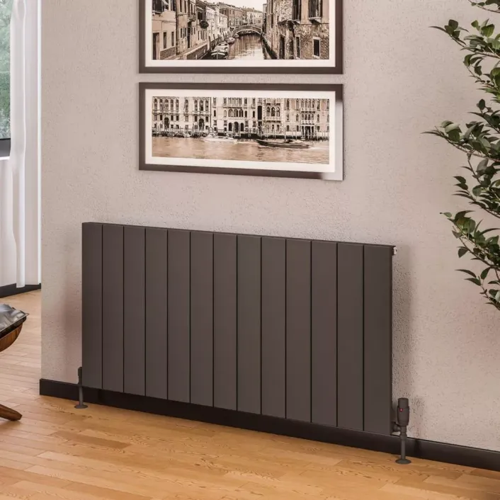 Eastbrook Rosano 600 x 1230 Aluminium Radiator Matt Anthracite