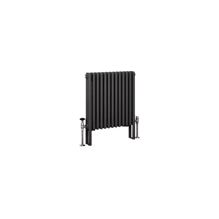 Eastbrook Imperia 3 Column Radiator 600 x 605mm Matt Anthracite