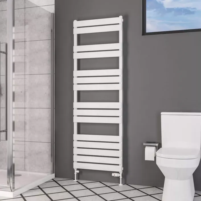 Eastbrook Deddington 1800 x 600 Towel Rail Gloss White