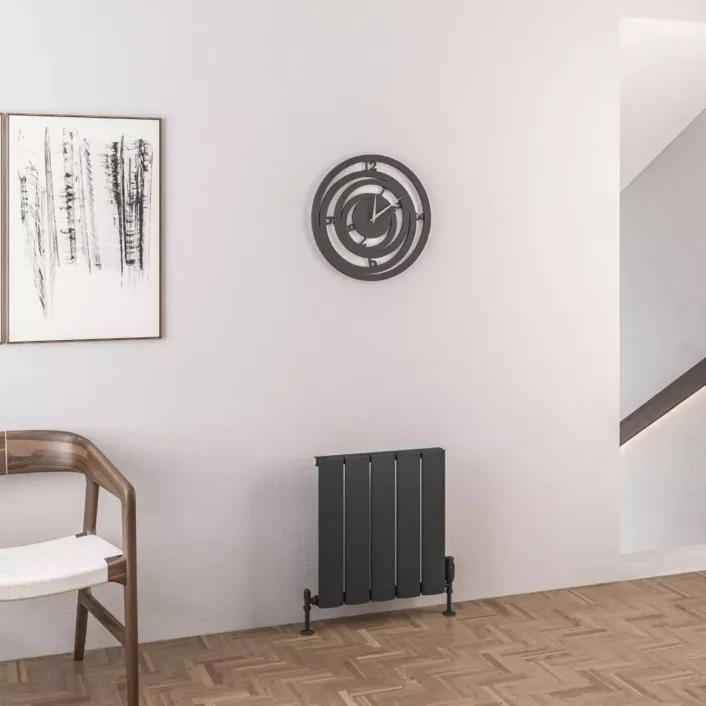 Eastbrook Malmesbury 500 x 470 Aluminium Radiator Matt Anthracite