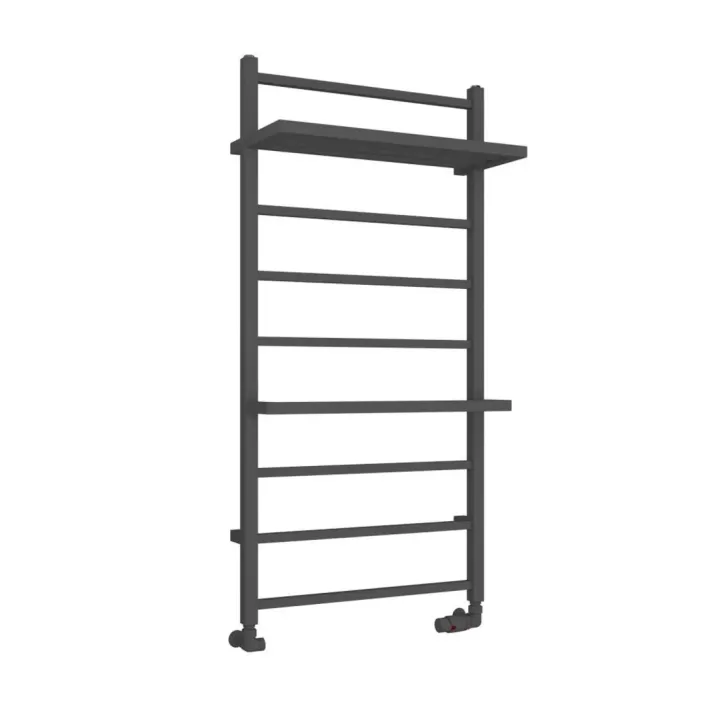 Eastbrook Launton Designer Towel Rail 1200x600mm Matt Anthracite
