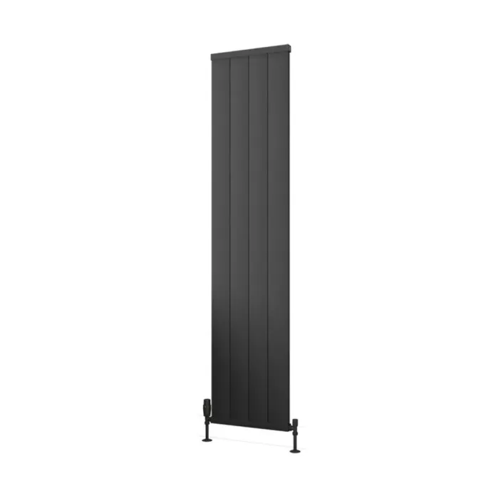 Eastbrook Kingswood Slimline 1800 x 410 Aluminium Radiator Matt Anthracite