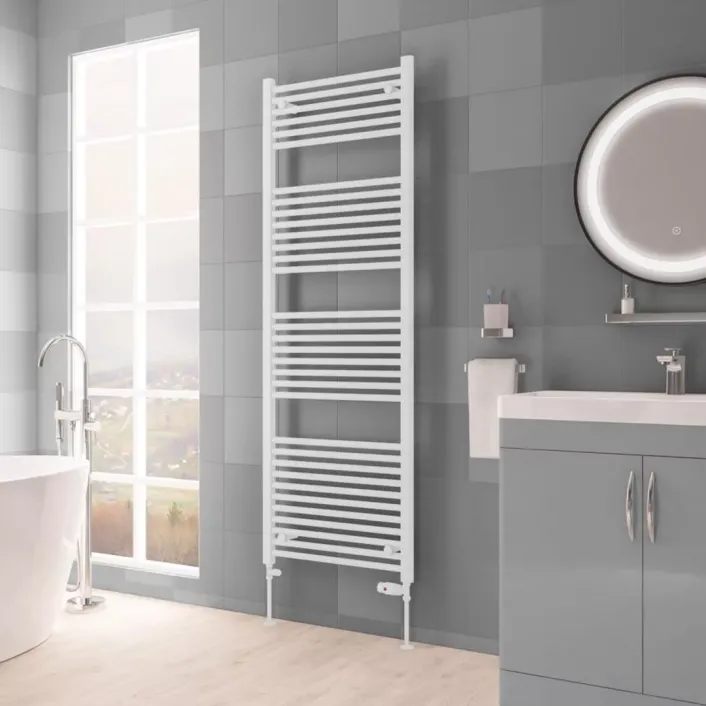 Eastbrook Biava Multirail HV Straight 1720 x 600mm Matt White