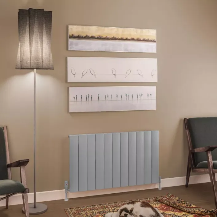 Eastbrook Tordino 600 x 1040 Aluminium Radiator Matt Grey