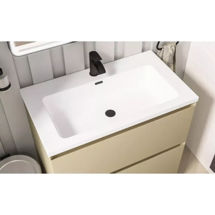Eastbrook Universal 800x460mm Round Ceramic Basin - White