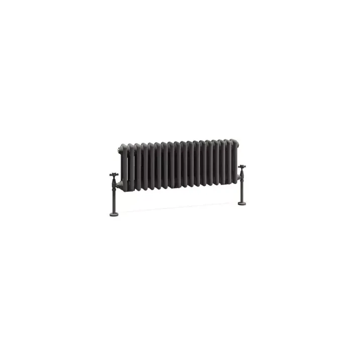 Eastbrook Imperia 3 Column Radiator 300 x 830mm Matt Anthracite