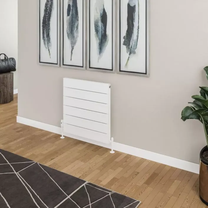 Eastbrook Berkeley 603 x 600 Aluminium Radiator Matt White