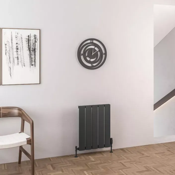 Eastbrook Malmesbury 600 x 470 Aluminium Radiator Matt Anthracite