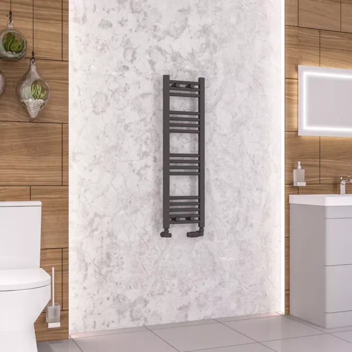 Eastbrook Wendover Straight Multirail 1000 x 300 Matt Anthracite