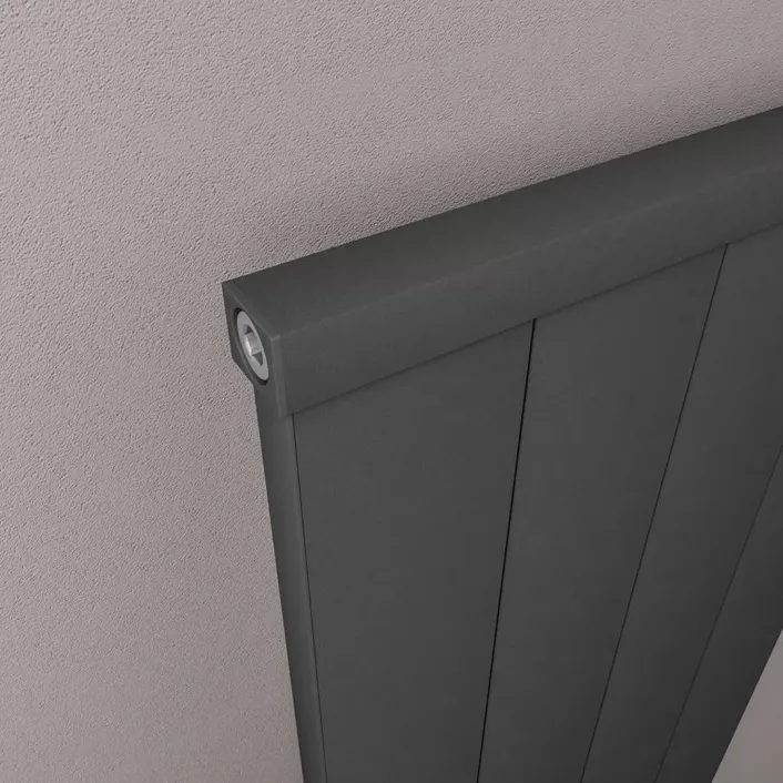 Eastbrook Kingswood Slimline 600 x 410 Aluminium Radiator Matt Anthracite