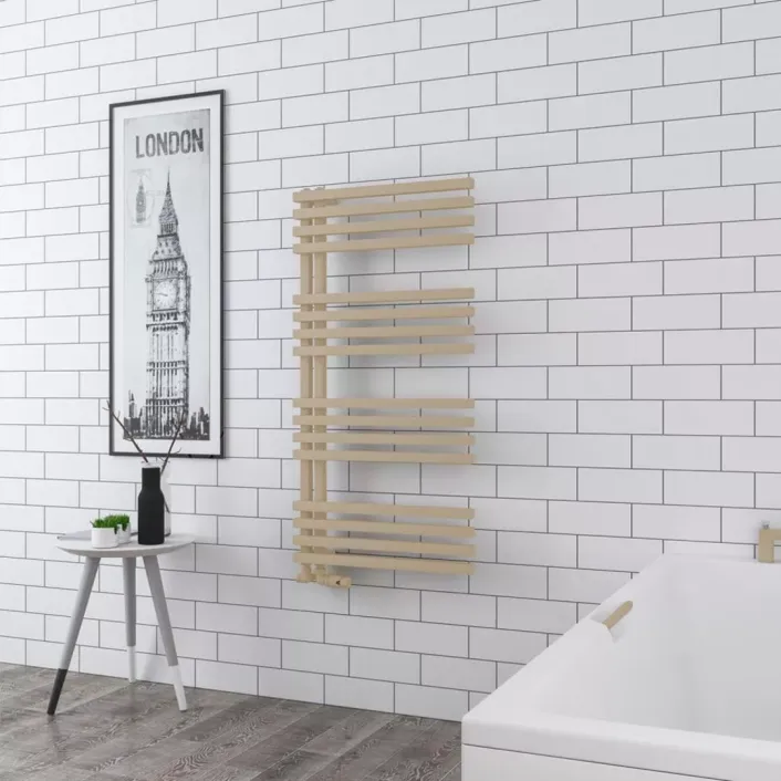 Eastbrook Reinbach 1200 x 600mm Towel Rail Matt Cappuccino