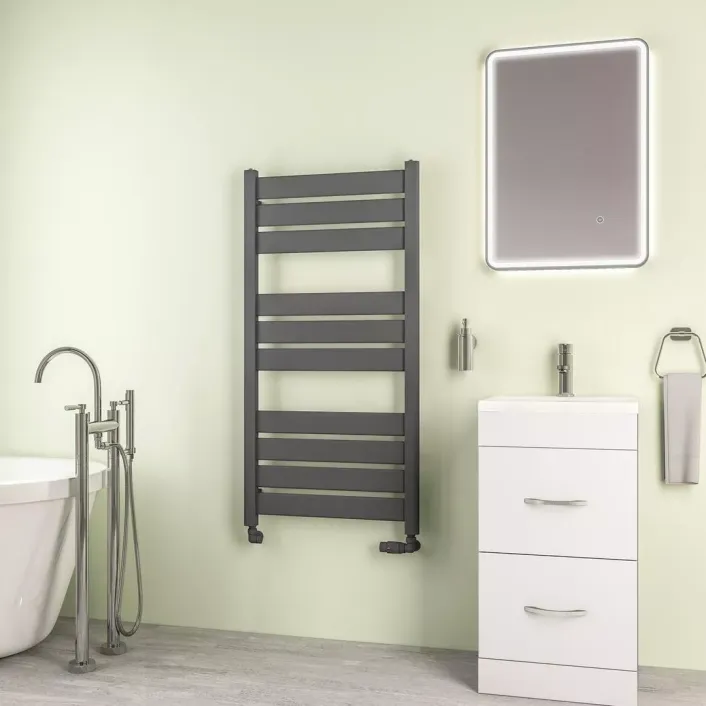 Eastbrook Santero 1200 x 600mm Towel Rail Matt Anthracite