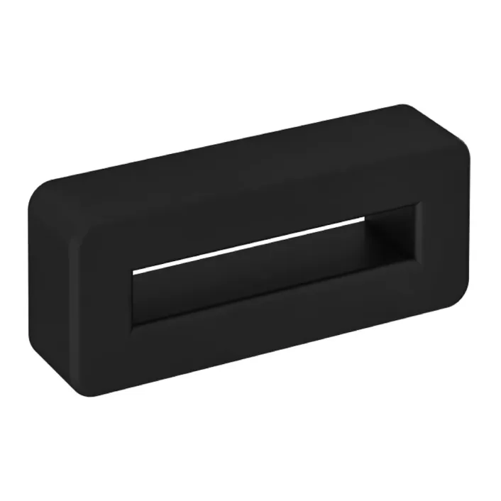 Eastbrook Rectangular Overflow - Matt Black