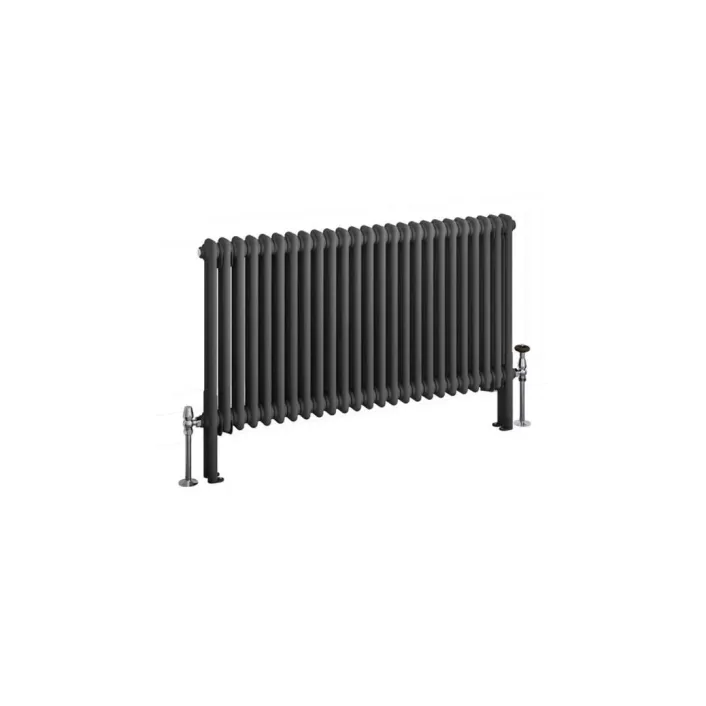 Eastbrook Imperia 2 Column Radiator 600 x 1145mm Matt Anthracite