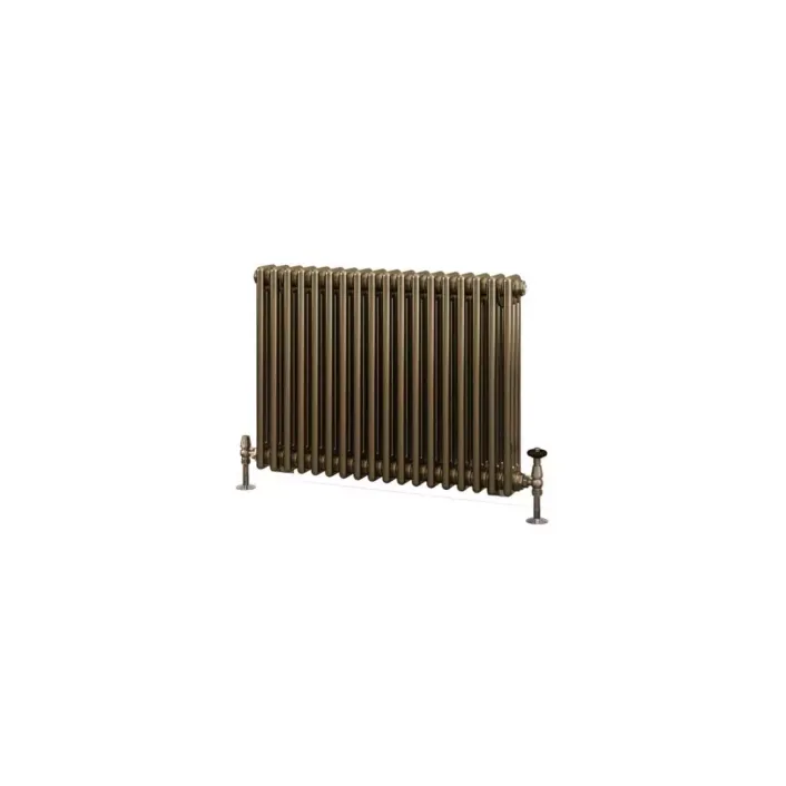 Eastbrook Rivassa 3 Column Radiator 600 x 833mm Bronze Effect
