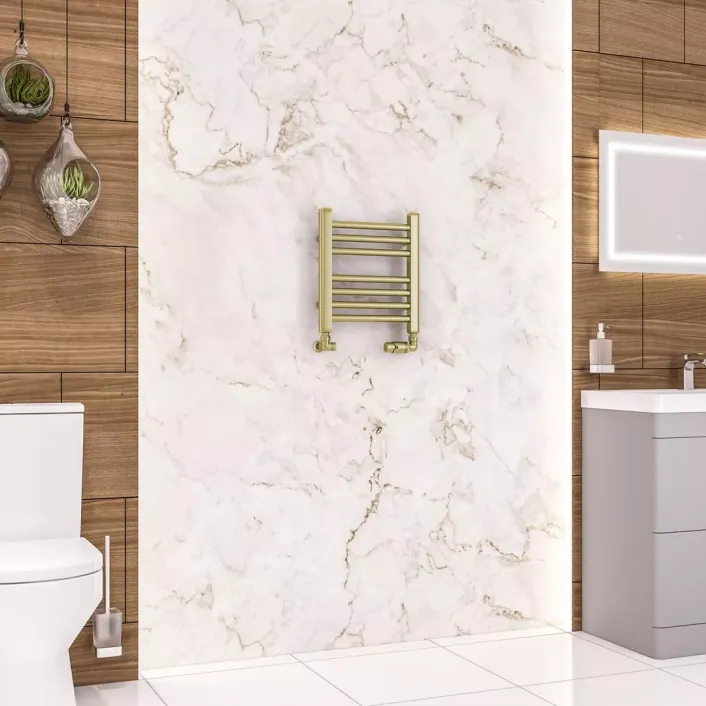 Eastbrook Wendover Straight Multirail 360 x 400 Brushed Brass