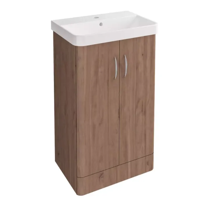 Eastbrook Cavone II 500x335mm 2 Door Cabinet - Medium Oak
