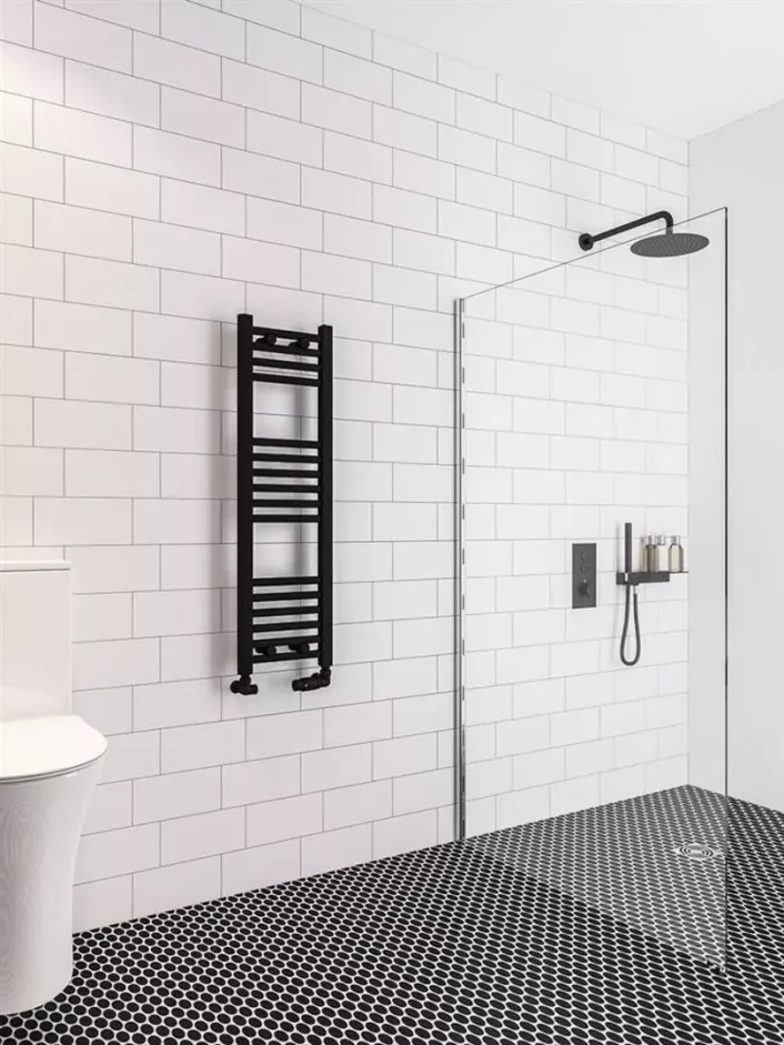 Eastbrook Wingrave 1000 x 300 Straight Multirail Matt Black