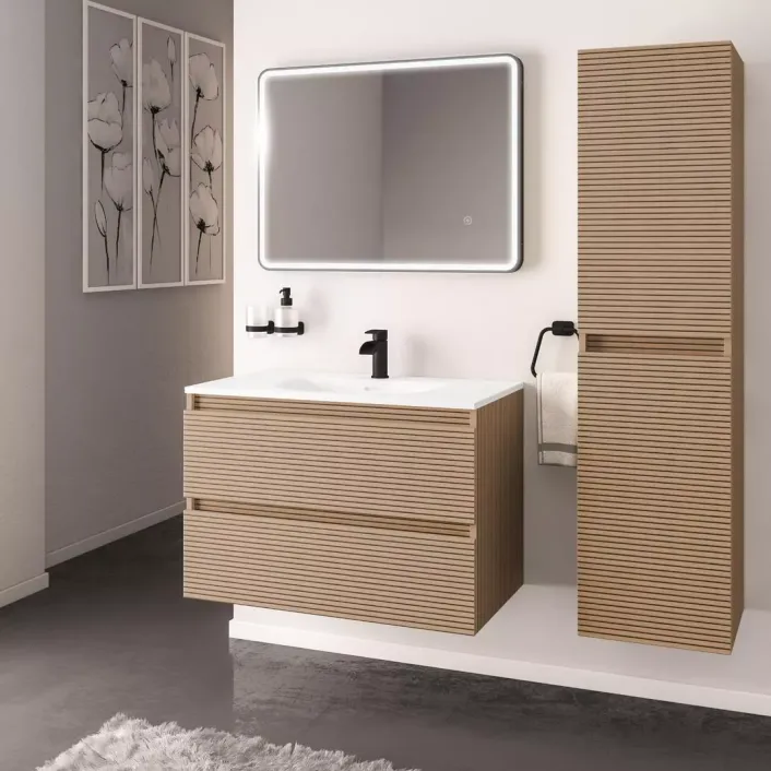 Eastbrook Olympia 140cm Tall Unit Flute Effect