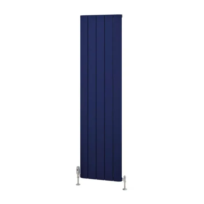 Eastbrook Withington 1800 x 470 Aluminium Radiator Matt Cobalt Blue