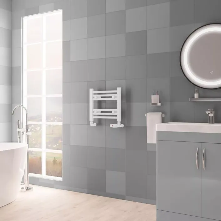 Eastbrook Biava Multirail HV Straight 360 x 400mm Matt White