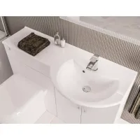Eastbrook Lyegrove Right Hand (RH) 120 Cast Basin Top - White