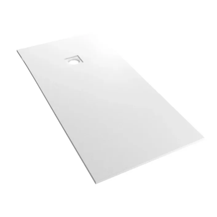 Eastbrook Crossland 1700 x 700mm Rectangular Shower Tray with Slate Finish - White