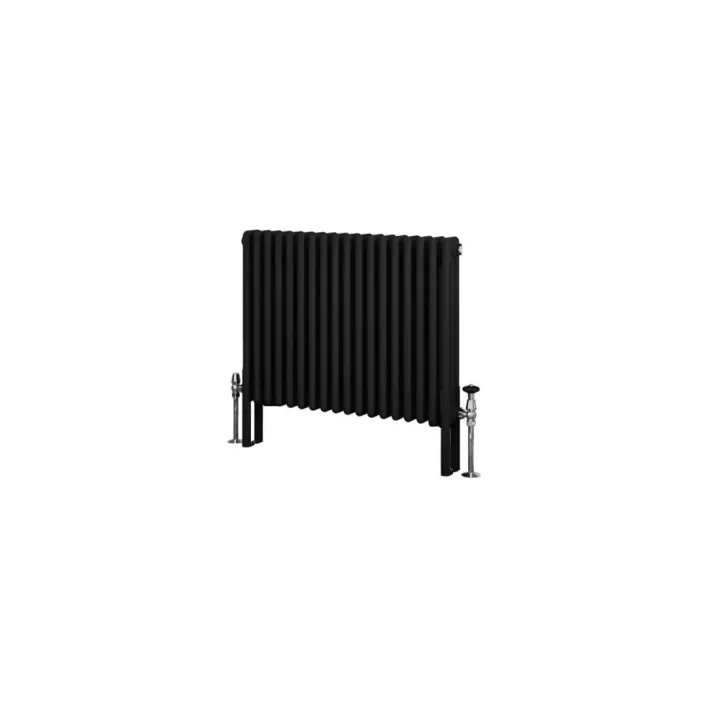 Eastbrook Imperia 3 Column Radiator 600 x 830mm Matt Black