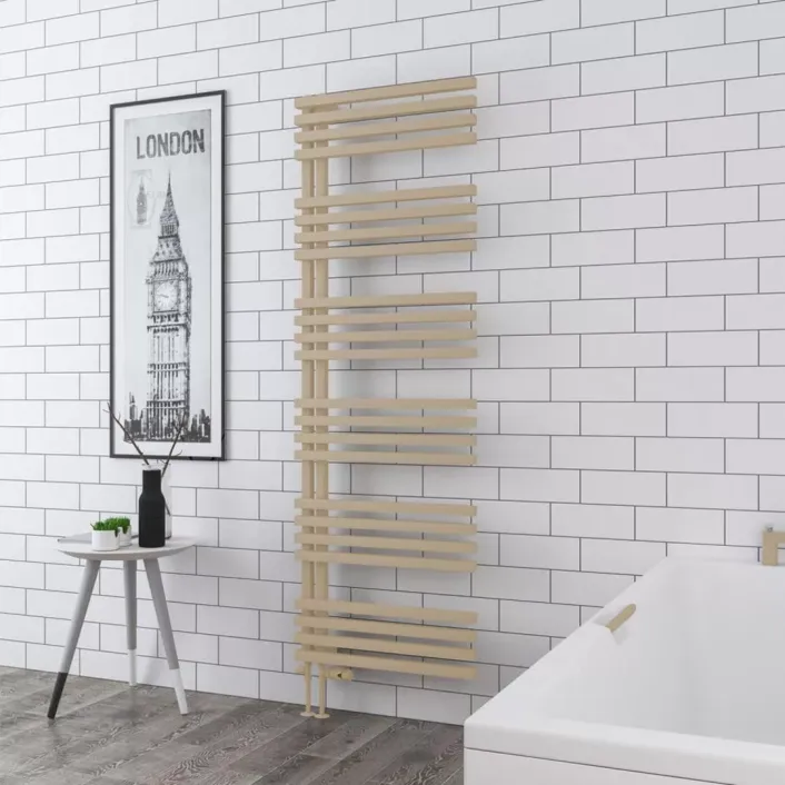 Eastbrook Reinbach 1800 x 600mm Towel Rail Matt Cappuccino