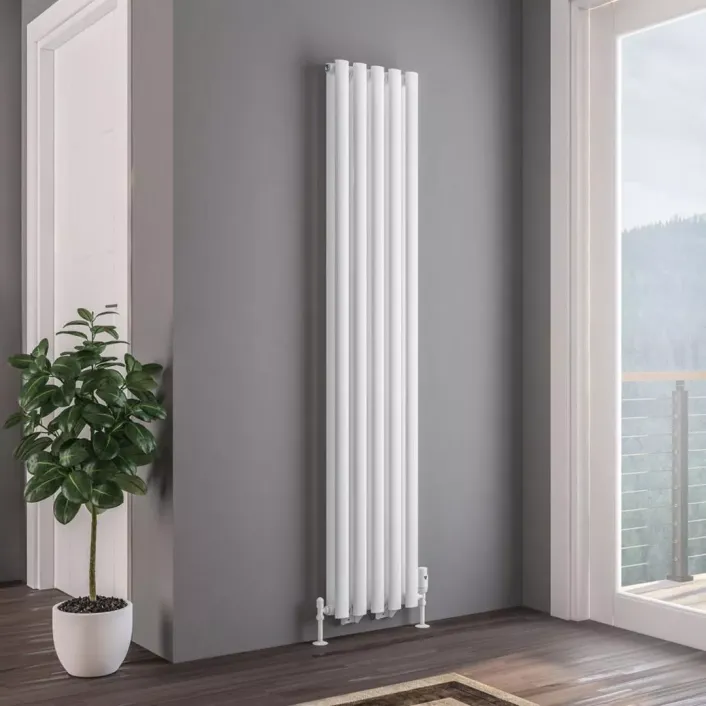 Eastbrook Tunstall Double 1800 x 350 Radiator Matt White