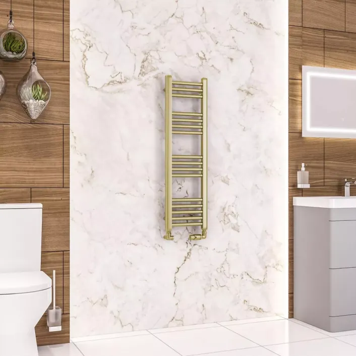 Eastbrook Wendover Straight Multirail 1000 x 300 Brushed Brass