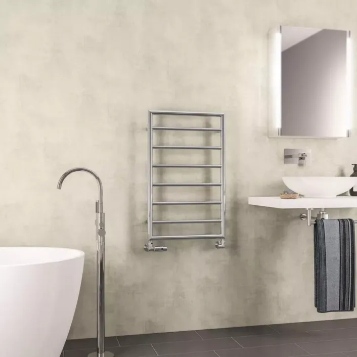 Eastbrook Kenilworth 800 x 500mm. Towel Rail Chrome