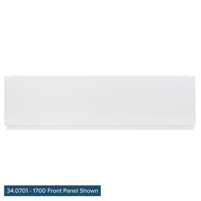 Eastbrook Diamante 800 End Panel 800x450-575mm - White