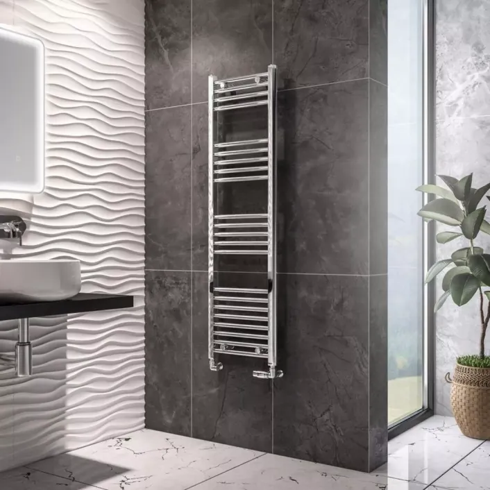 Eastbrook Wingrave 1400 x 400 Straight Multirail Chrome