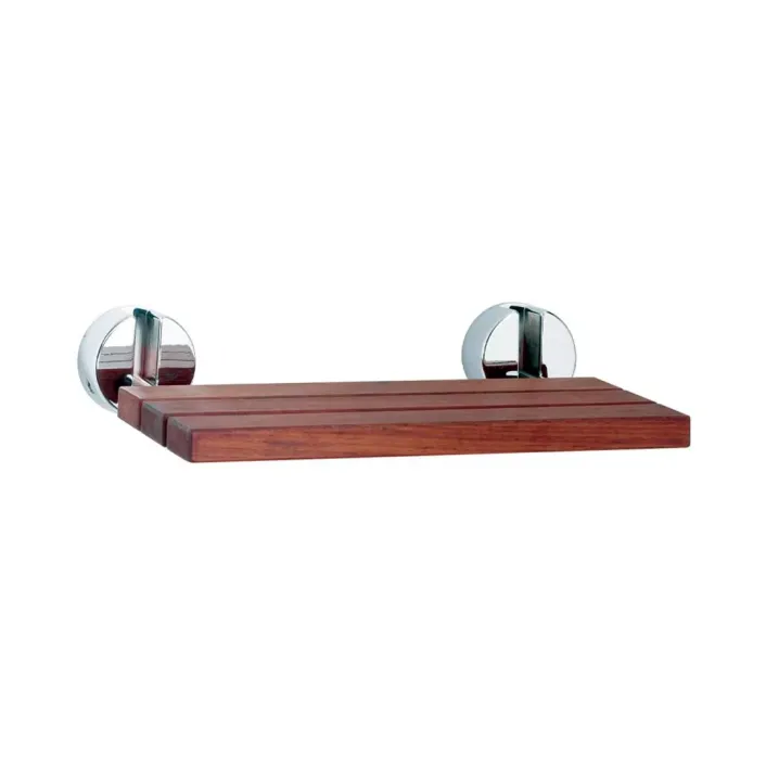 Eastbrook 500mm x 345mm Solid Wood Shower Seat (Weight Tolerance 15 Stone)