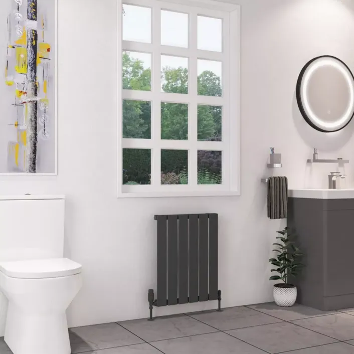 Eastbrook Deddington 600 x 470 Radiator Matt Anthracite